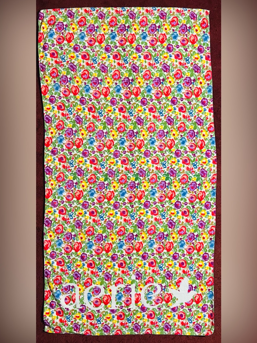 Floral Pattern aerie Beach Towel